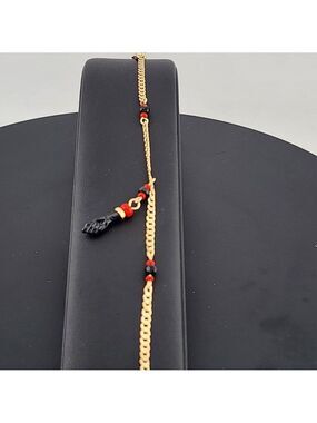 Brand New Brazilian 18K Gold Filled Azabache Bracelet – Protective Charm Jewelry